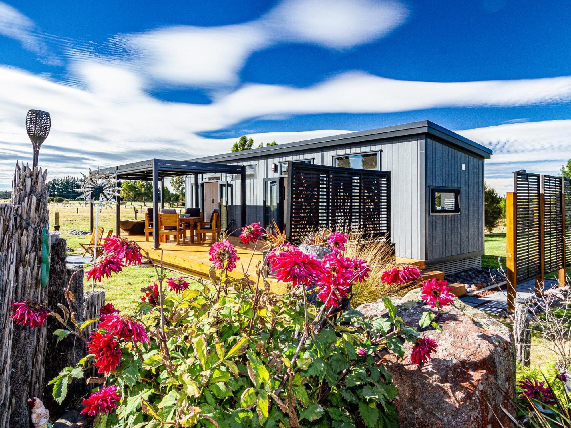 Mangateitei Views - Rangataua Tiny Home Ohakune Eksteriør bilde