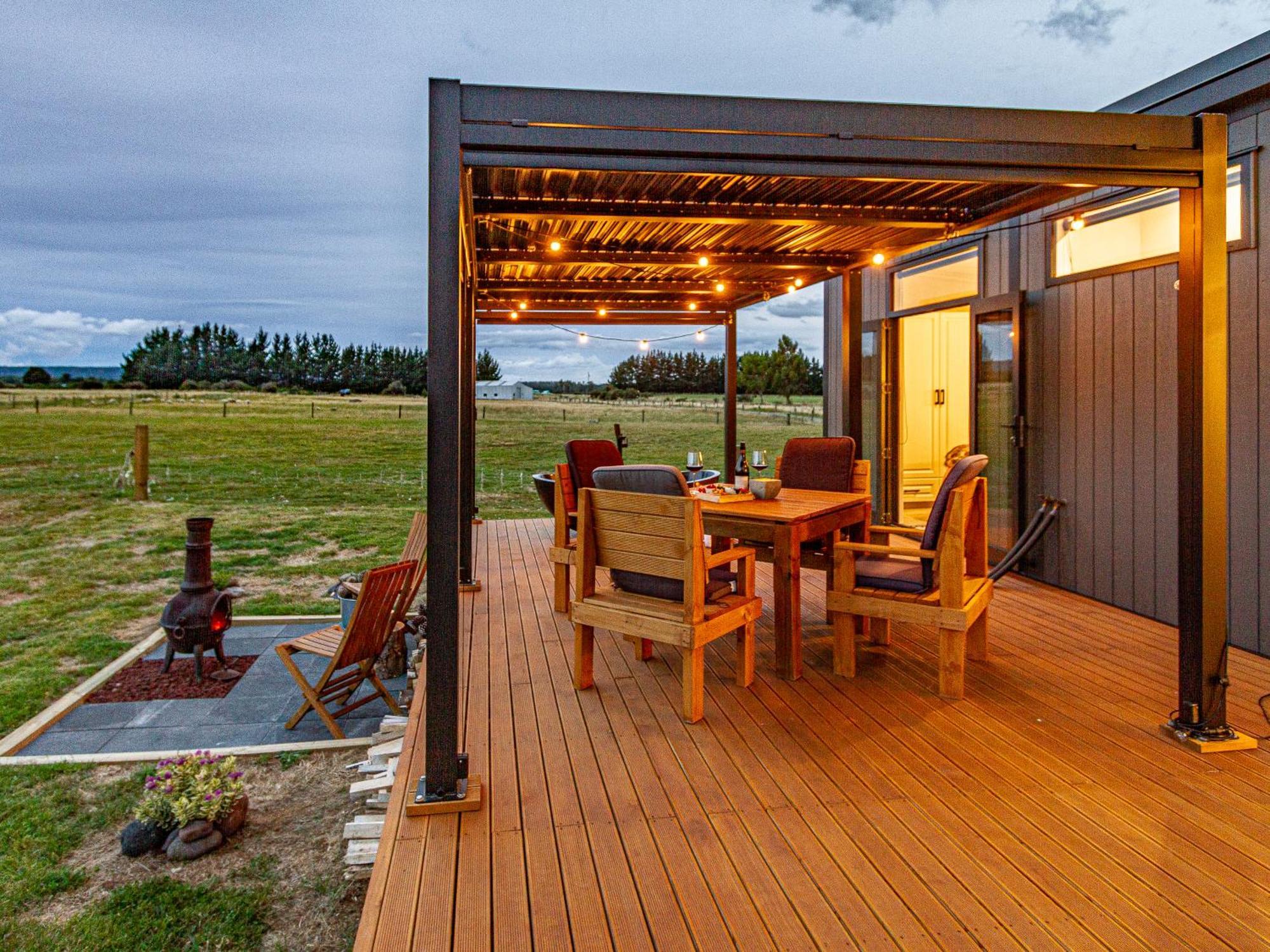 Mangateitei Views - Rangataua Tiny Home Ohakune Eksteriør bilde
