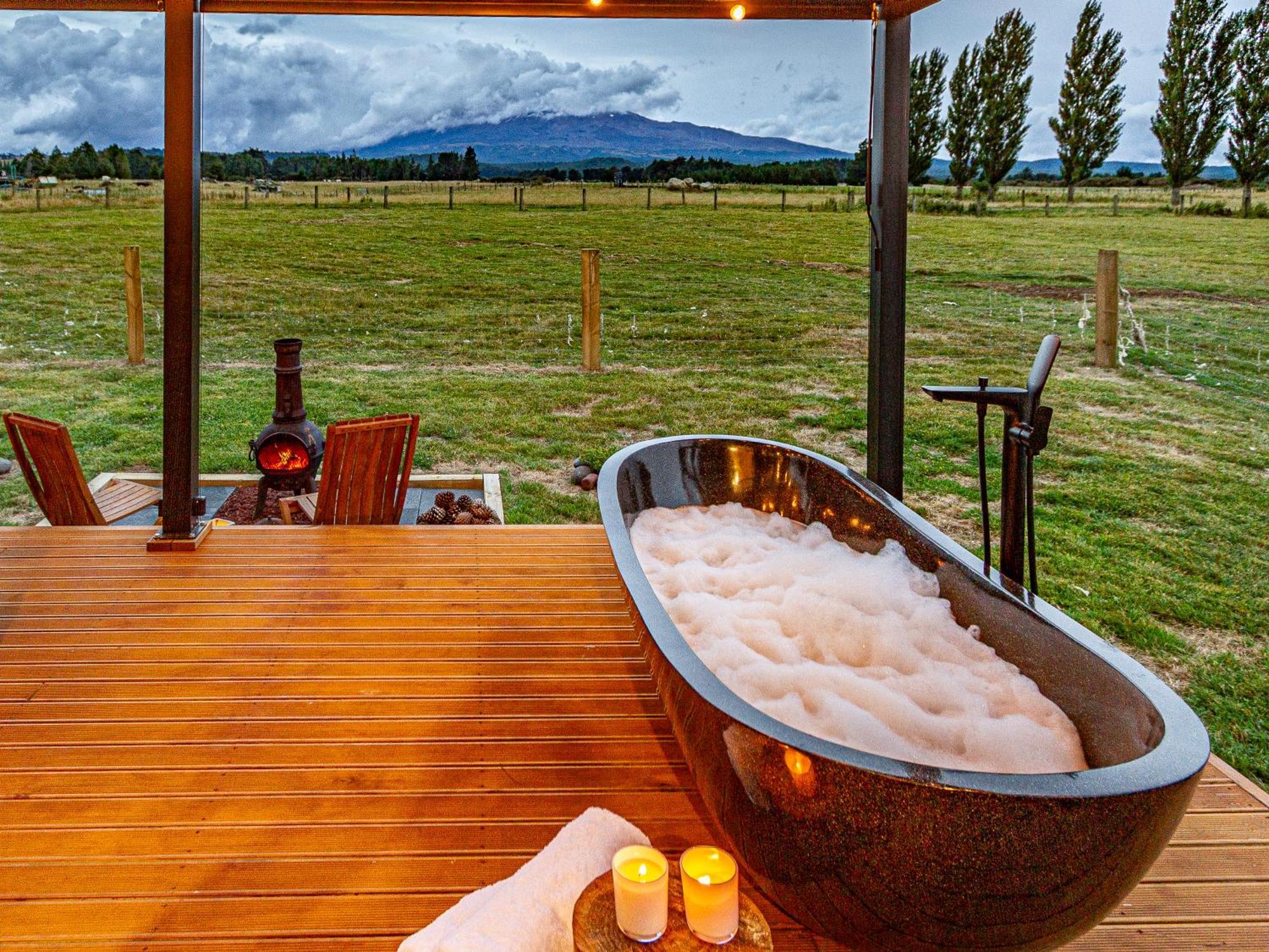 Mangateitei Views - Rangataua Tiny Home Ohakune Eksteriør bilde
