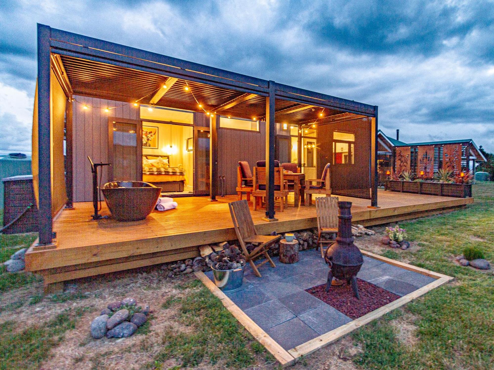Mangateitei Views - Rangataua Tiny Home Ohakune Eksteriør bilde
