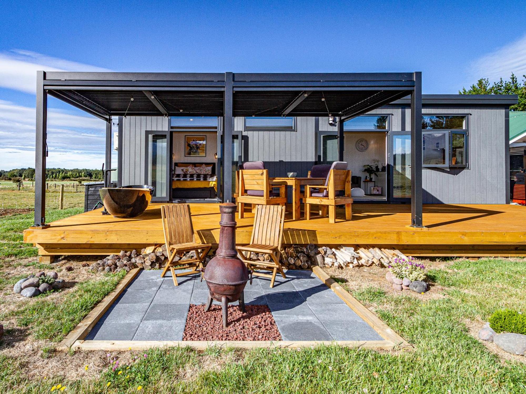 Mangateitei Views - Rangataua Tiny Home Ohakune Eksteriør bilde