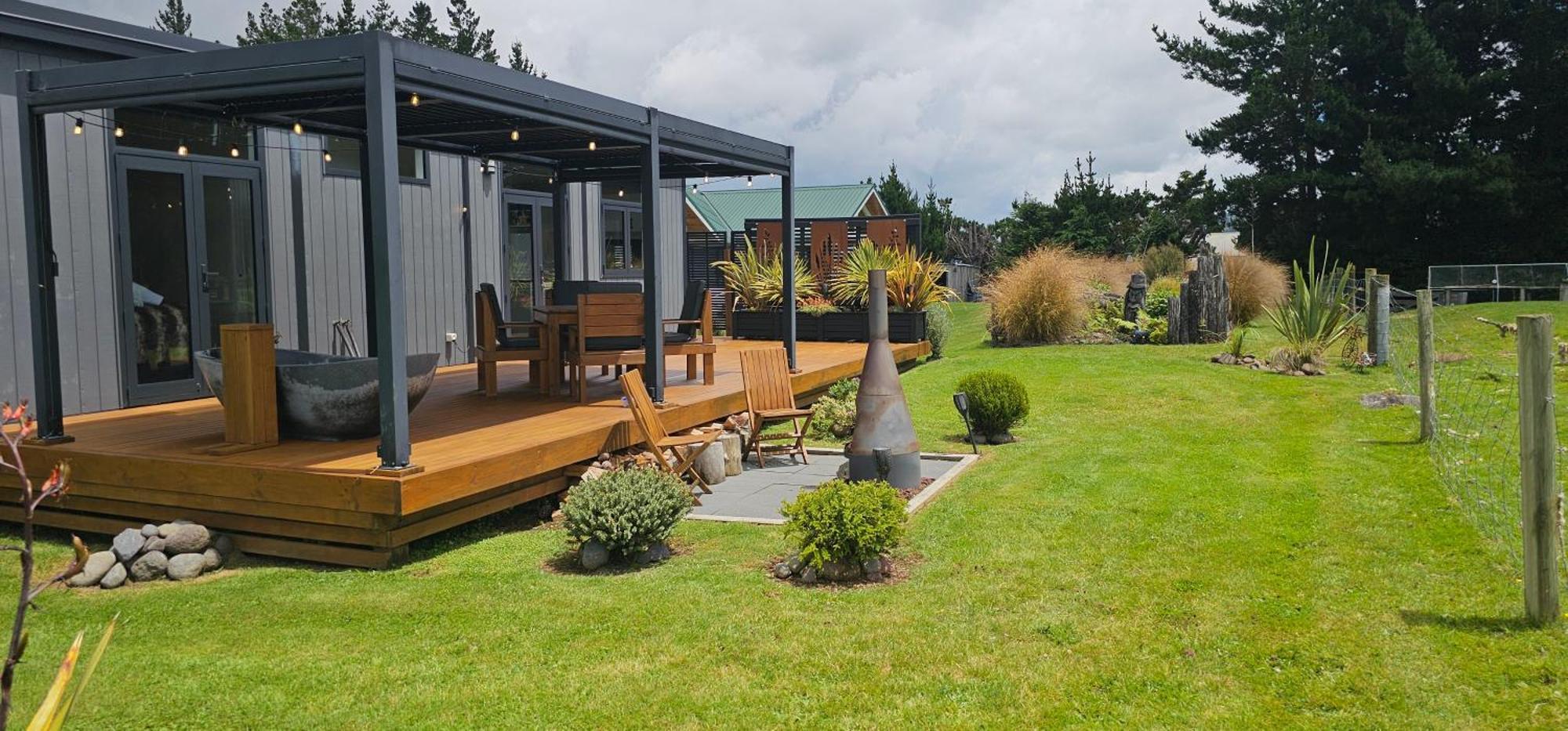 Mangateitei Views - Rangataua Tiny Home Ohakune Eksteriør bilde