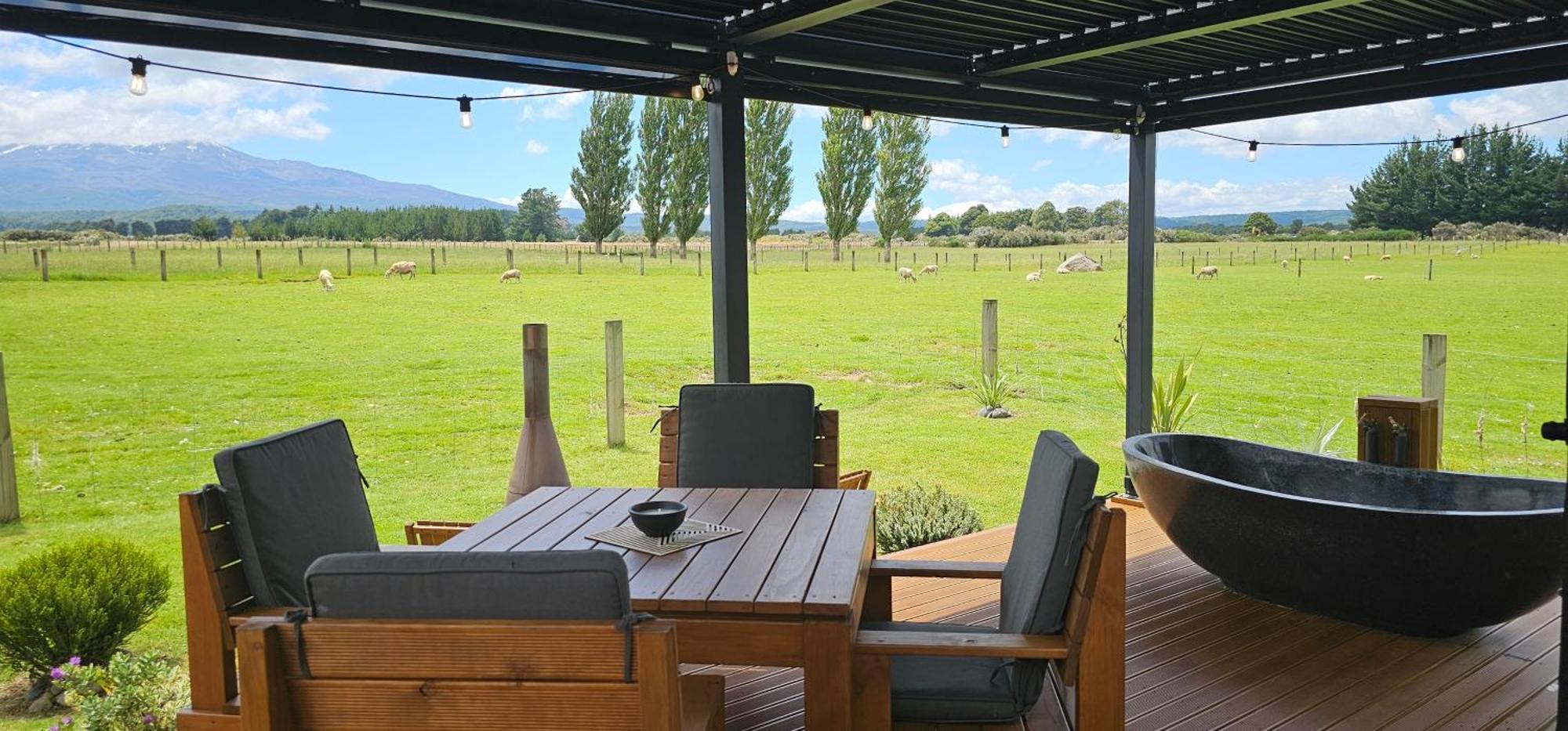 Mangateitei Views - Rangataua Tiny Home Ohakune Eksteriør bilde