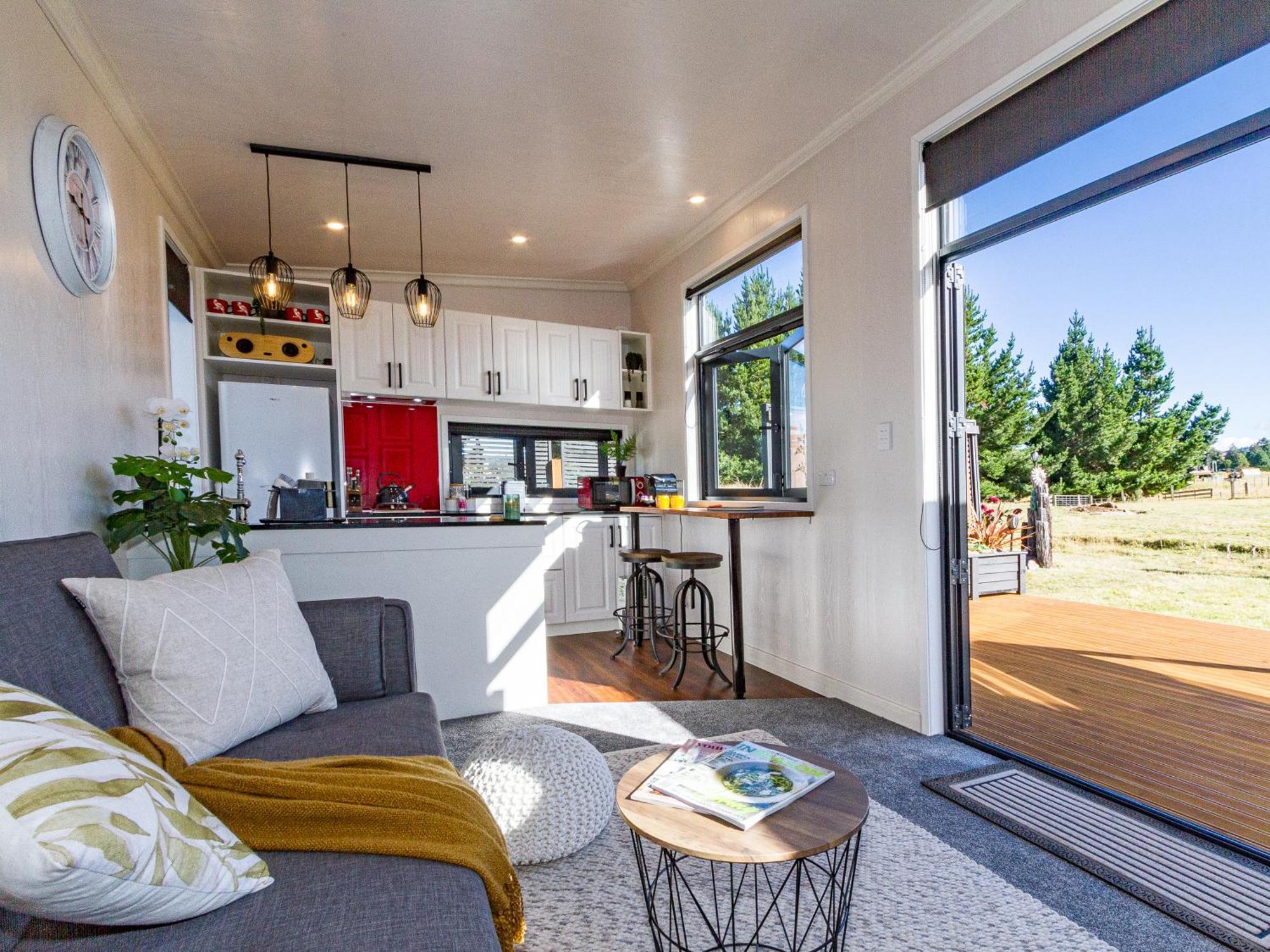 Mangateitei Views - Rangataua Tiny Home Ohakune Eksteriør bilde