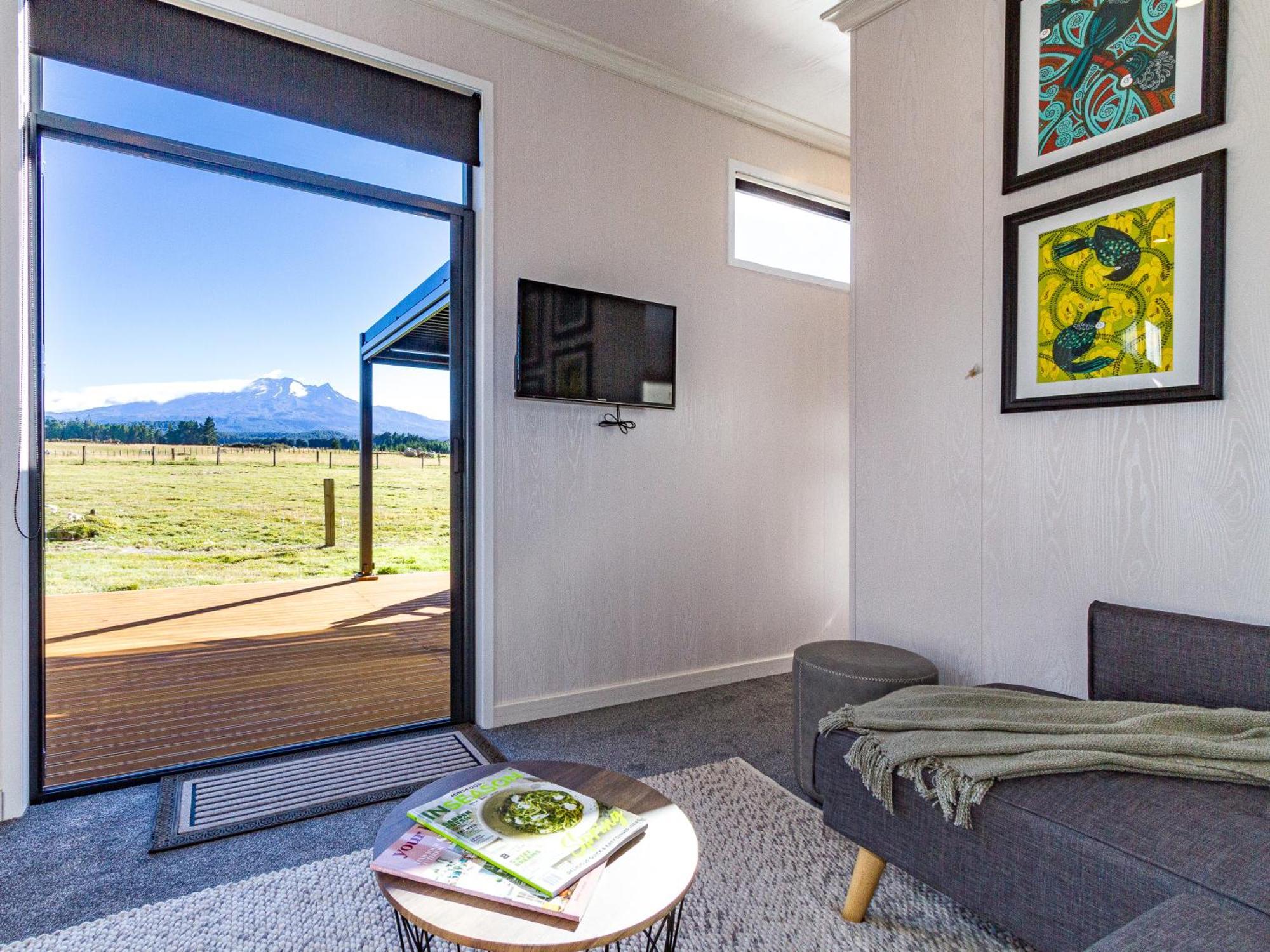 Mangateitei Views - Rangataua Tiny Home Ohakune Eksteriør bilde